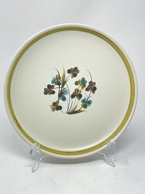 Denby Shamrock (retired) Stoneware Dinner Plate (8 available $30 EACH)